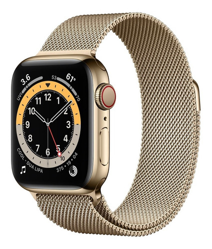 Apple Watch Series 6 40 Acero Gold Milanese Loop Gps 4g