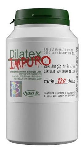 Dilatex Impuro 120caps - Power Supplements Alanina Arginina