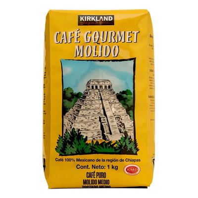 Café Gourmet Molido De Chiapas Marca Kirkland Signature 1 Kg | Envío gratis