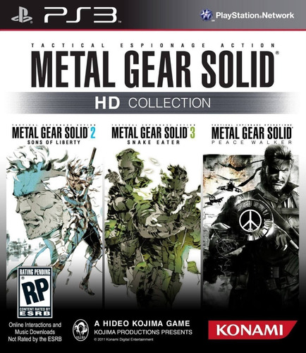 Metal Gear Solid Hd Collection Ps3 Nuevo Sellado