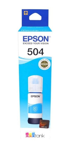 Tinta Epson T504 Cyan Original T504220 L4150 L4160 L6161