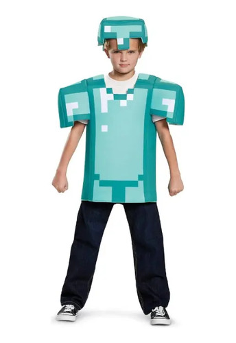 Minecraft, Disfraz/cosplay Camisa Armadura, Niño