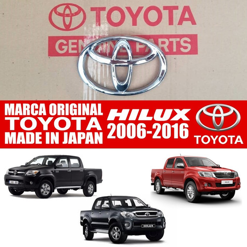 Emblema De  Parrilla Toyota Hilux 2006 2007 2008 2009 2010  Foto 3