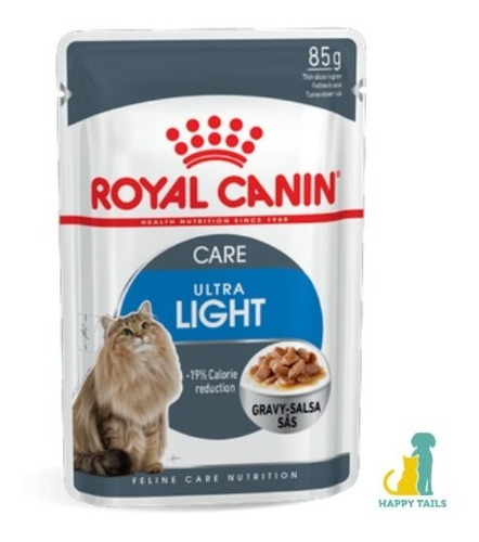 Royal Canin Ultra Light Pouch 12 Uni X 85 Gr - Happy Tails