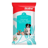 Toallas Húmedas Para Perros,gatos,conejos Y Hamster/ Bioline