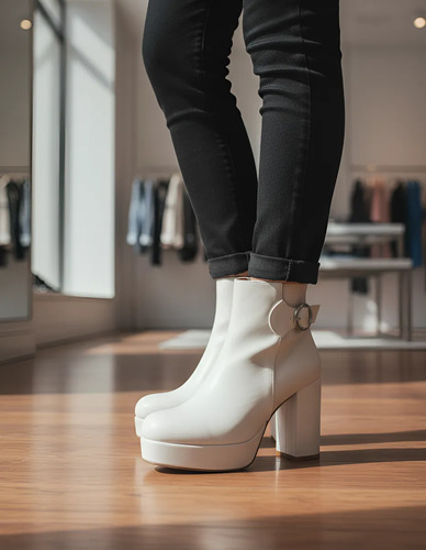 Botas Botines Mujer Vestir Tacon Plataforma Efe 343505 Miga | Meses sin interés