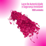 1000 Lacres De Autenticidade Rosa - Para Tag Roupa - Criar