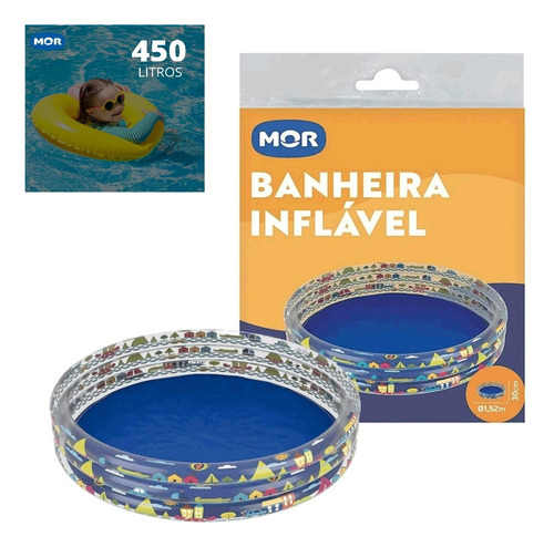 Piscina Infantil Inflável Redonda Banheira Crianca Bebe  