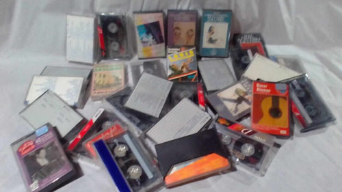 Lote De 28 Cassettes  Usados Para Regrabar Varias Marcas 