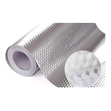 Papel Mural Autoadhesivo Aluminio Plateado Pack 3 Rollos