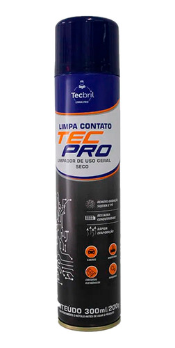 Limpa Contato Tec Pro Elétrico Eletronico Automotivo 300ml