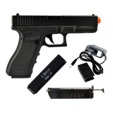 Pistola Airsoft Cm030 Glock Eletrica Cyma 6mm Speed Loader