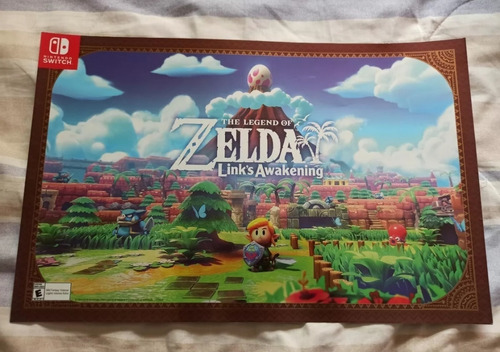 Poster Zelda Links Awakening Nintendo Switch Original