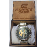 Relojes Casio Edifice Con Cajas De Madera Personalizadas 