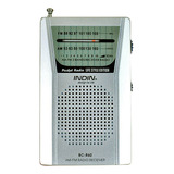 Radio Am Fm Portátil Bc-r60 2aa Que Funciona Con Pilas Y Alt