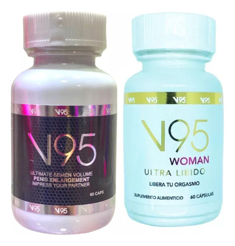 V95 De Hombre + V95 Woman Potenciador Testosterona Viagra