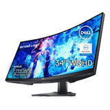Monitor Dell Curved Gaming, 34 Inch Curved With 144hz Refres