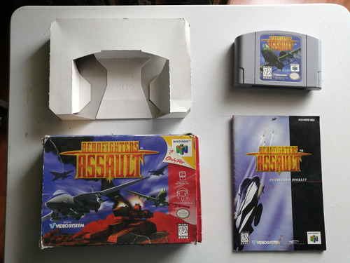 Juego Original De Nintendo 64, Aero Figther Assault Cib