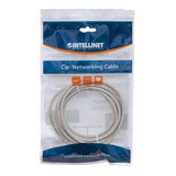 Intellinet Cable Parcheo 5m Cat6 Utp Rj-45 Macho Blanco /v