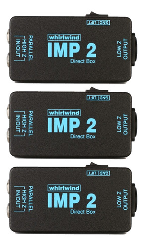 Direct Box Whirlwind Imp2 Original Passivo Kit 3 Unidades 