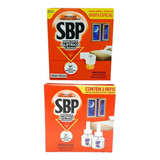 Kit 1 Aparelho Elétrico Sbp Repelente + 3 Refil Liquido 35ml