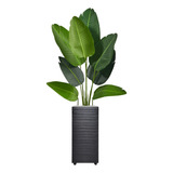 Folhagem Artificial Planta + Vaso Grande Decoração Elegante 