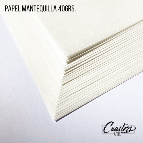 Papel Mantequilla Antigrasa 40grs. - A4 - 500hjs.