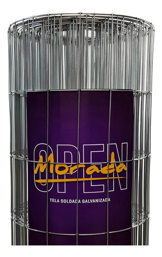 Alambrado Morada Open Fio 2,30mm Malha 6,5x15cm - 25 X 1,50m