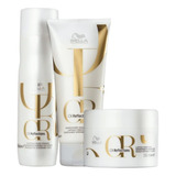 Kit Wella Oil Reflections Shamp 250ml+ Cond 200ml+ Másc 150g