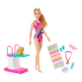 Barbie Dreamhouse Adventures/swim N Dive Doll Mattel Ghk23