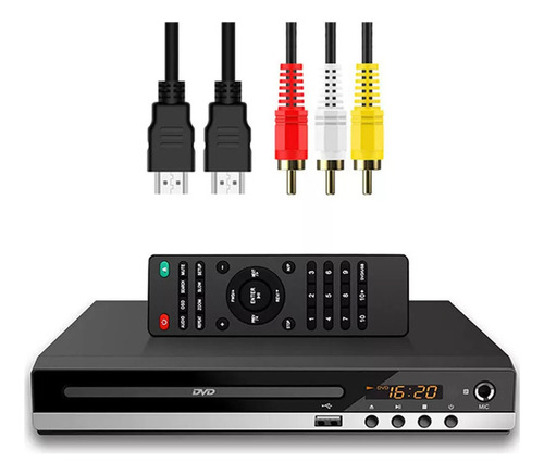 Reproductor De Dvd Tv Mp3 Usb Con Mando A Distancia