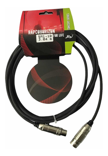 Cable Profesional Para Micrófono Xlr-xlr 3.04 Mts Rapco