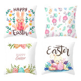 Funda De Cojín Happy Easter De 45 Cm, Decoración De Pascua P