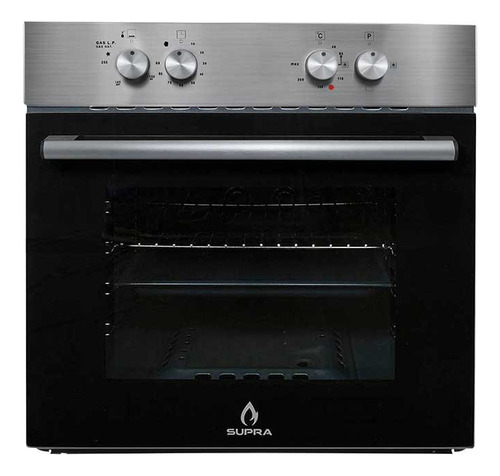 Horno Empotrable Para Gas Supra 60 Litros Acero Inoxidable