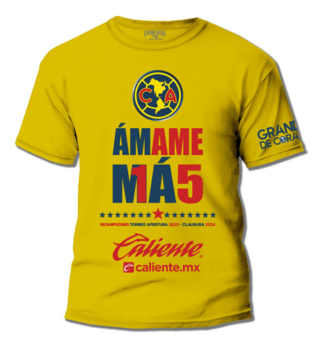 Playera America Bicampeon Torneo 2024 Ámame Más