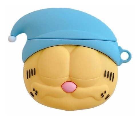  Estuche Protector Funda Garfield Compatible Con AirPods 1y2