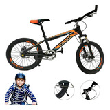 Bicicleta Infantil Deportiva Alemine R20 Sport Mountain Color Naranja Tamaño Del Cuadro 20