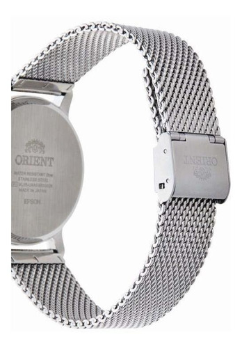 Reloj Hombre Orient Ra-sp0005n1 Cuarzo Pulso Plateado En
