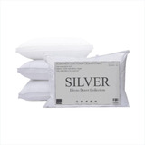 Combo 2 Almohadas Cdi Silver Efecto Duvet 90x50 Color Blanco