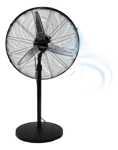 Ventilador Industrial Con Pedestal 26 PuLG Estructura Negro