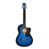 Guitarra Clásica Vizcaya Arcg39 Color Blue Burst (ub)