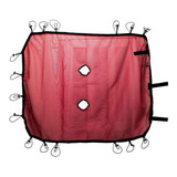 Toldo Malla Sombra Rojo Para Jeep Wrangler Jk 4 Puertas