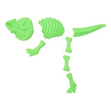 Juguetes De Dinosaurios Con Forma De Esqueleto De Arena, 7 U