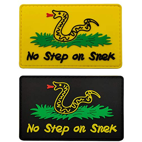 Parche Militar De Pvc  No Step On Snek , Emblema Tácti...