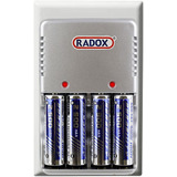 Cargador Aa/aaa/9v Con 4 Baterias Aa Recargables 660-167