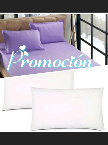 Sabana Ajustable Doble O Semidoble +2fundas+2almohadas 40*60