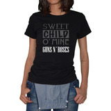 Playera Mujer Guns And Roses Mod-3