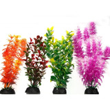 Planta Artificial Aquário Kit Nature Color 02 20cm 02 30cm