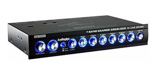 Ecualizador Gráfico En Tablero De 7 Bandas Audiopipe Eq-709x