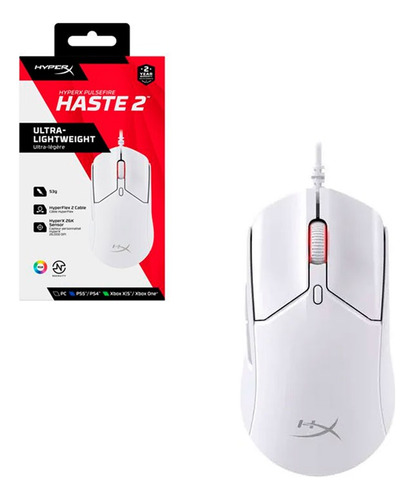 Mouse Gamer Hyperx Pulsefire Haste 2 Usb 2.0 Tipo A Óptico